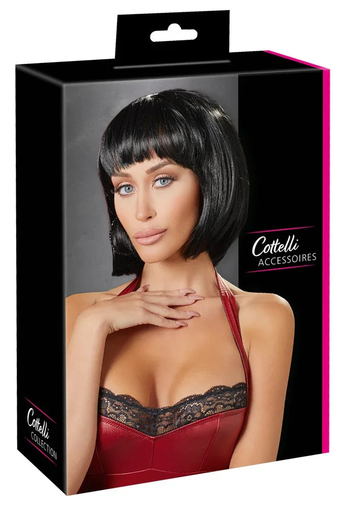 Black Bob Wig - Happytoys Sexshop: Toys for Feeling Happy & Easy 😊 - Discreet geleverd