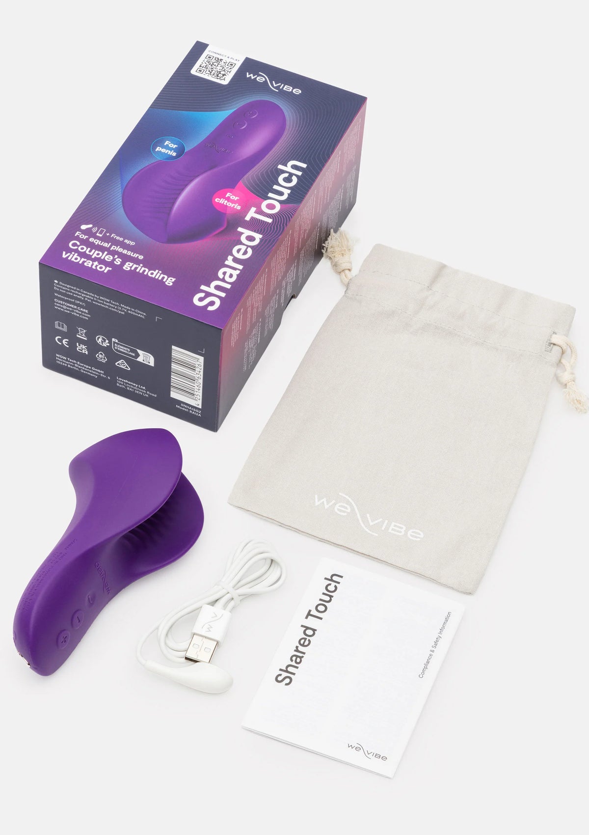Bestel: Shared Touch Couples Grinding Vibrator by We - Vibe - bij Happytoys.nl, happytoys.be, Happytoys.ae: erotische sex webshop | liever Happy dan Easy ⭐⭐⭐⭐⭐