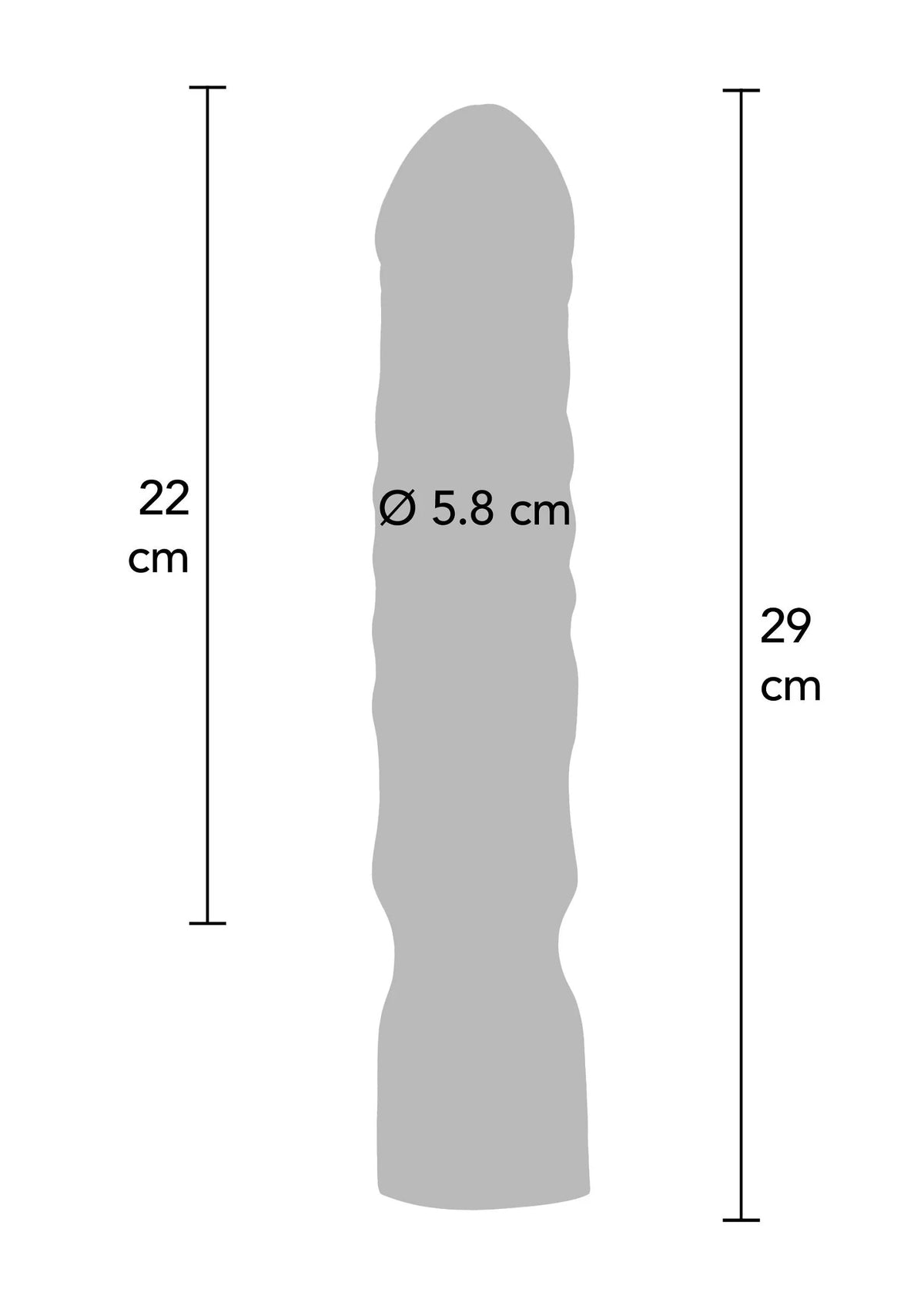 Bestel: Dong Big Boy PVC 29 cm - bij Happytoys.nl, happytoys.be, Happytoys.ae: erotische sex webshop | liever Happy dan Easy βββββ