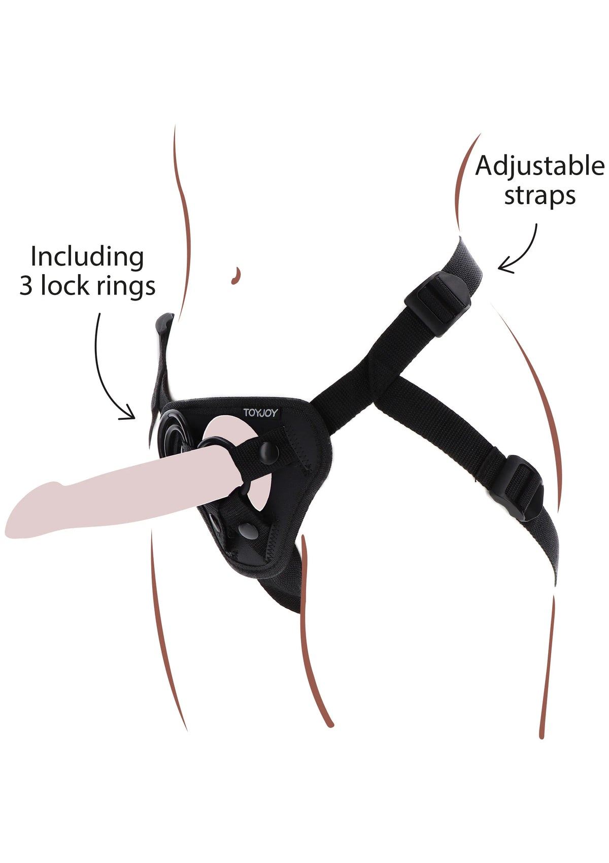 Bestel: Strap - On Harness - bij Happytoys.nl, happytoys.be, Happytoys.ae: erotische sex webshop | liever Happy dan Easy βββββ