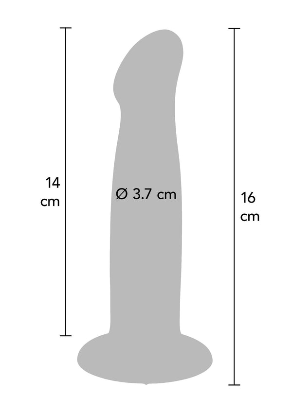 Bestel: Harness Dong Goodhead Silicone 16 cm by ToyJoy Get Real - bij Happytoys.nl, happytoys.be, Happytoys.ae: erotische sex webshop | liever Happy dan Easy ⭐⭐⭐⭐⭐