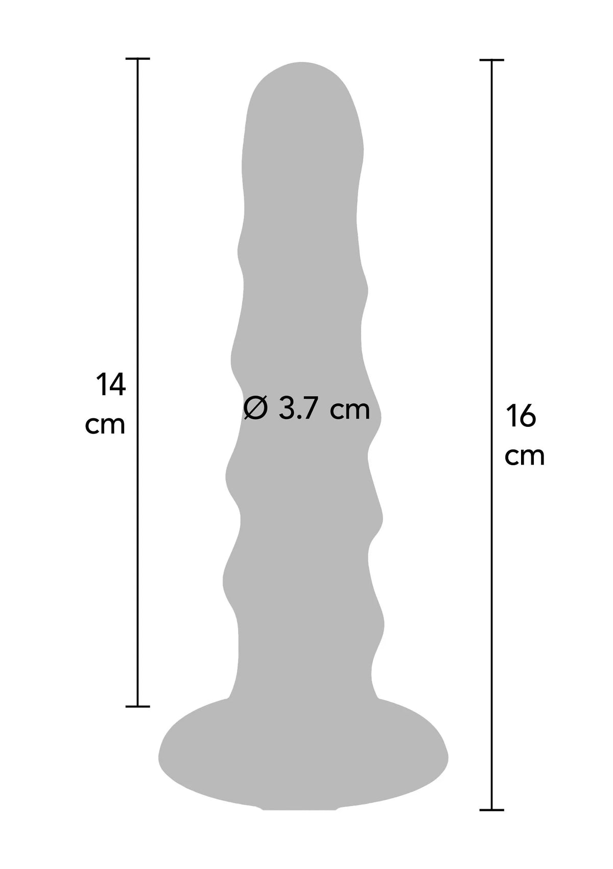Bestel: Harness Dong Ribbed Silicone 16 cm - bij Happytoys.nl, happytoys.be, Happytoys.ae: erotische sex webshop | liever Happy dan Easy βββββ
