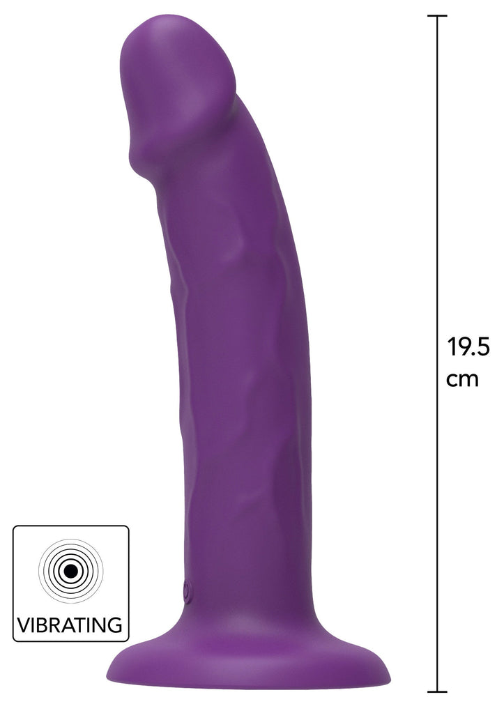 Bestel: Harness Dong Vibrating Silicone 19.5 cm by ToyJoy Get Real - bij Happytoys.nl, happytoys.be, Happytoys.ae: erotische sex webshop | liever Happy dan Easy ⭐⭐⭐⭐⭐