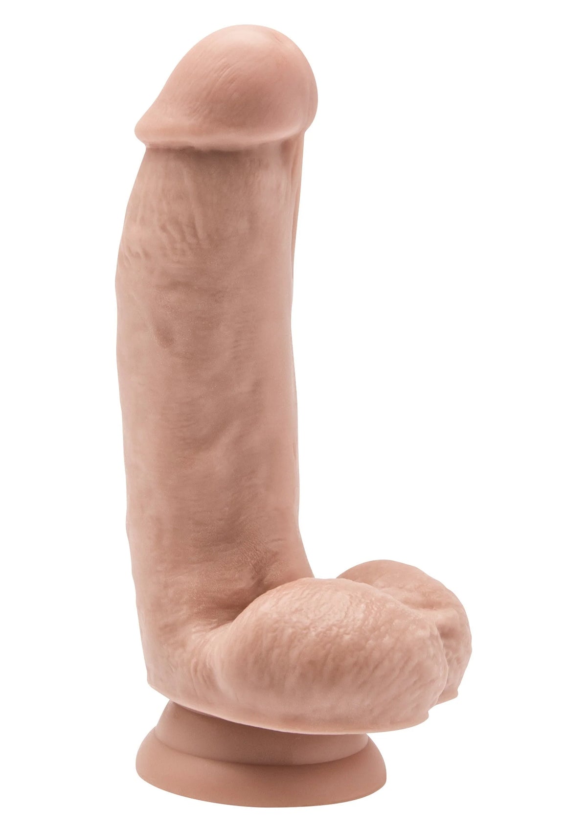 ToyJoy PVC-dildo 15 cm in huidkleur met ronde voet en zachte textuur
