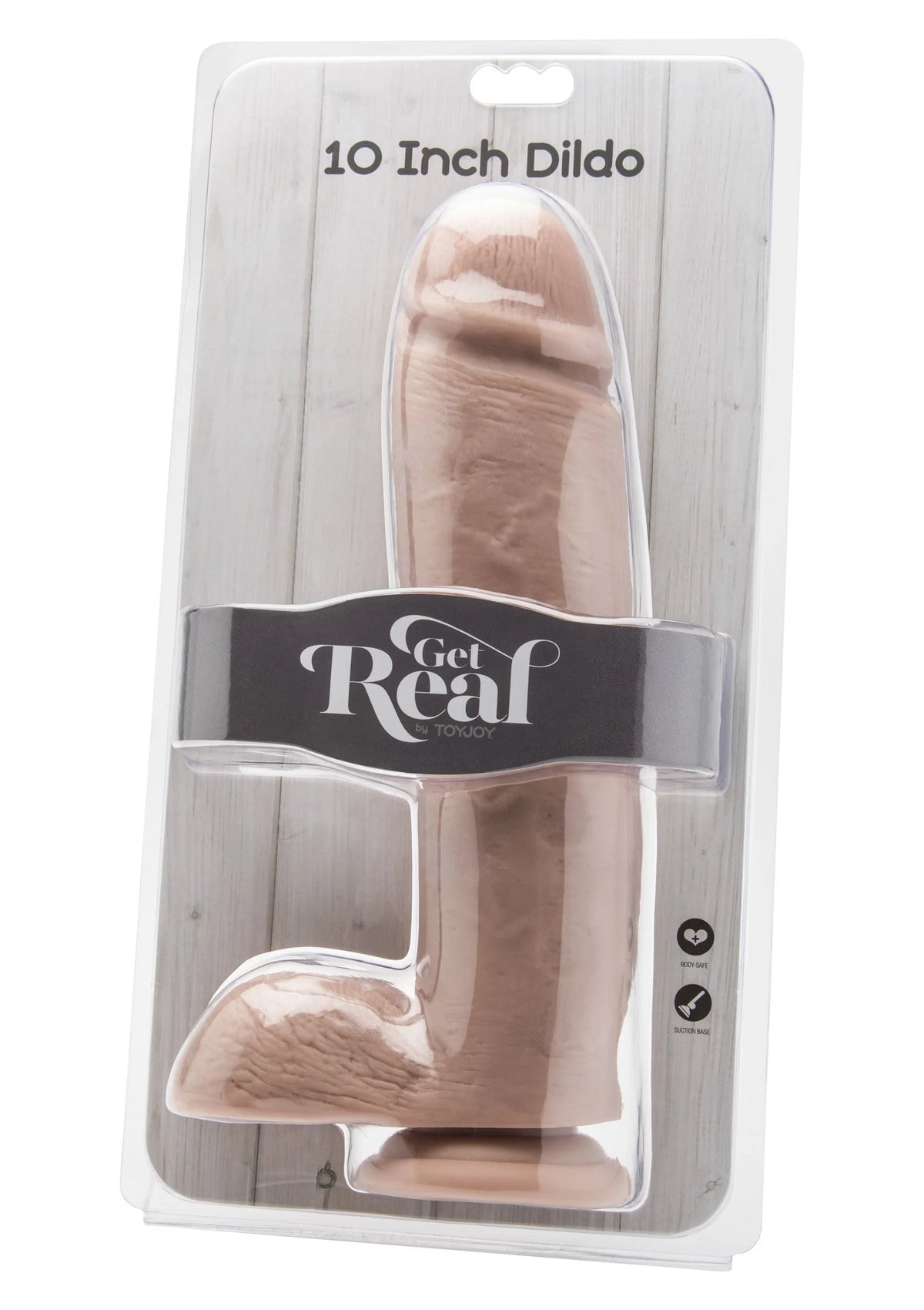 Bestel: Dildo PVC 25.5 cm byToyJoy Get Real - bij Happytoys.nl, happytoys.be, Happytoys.ae: erotische sex webshop | liever Happy dan Easy ⭐⭐⭐⭐⭐