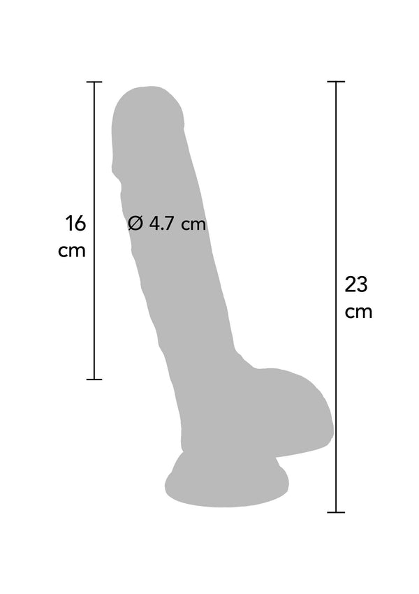 Dual Density Dildo TPE 23 cm by ToyJoy Get Real