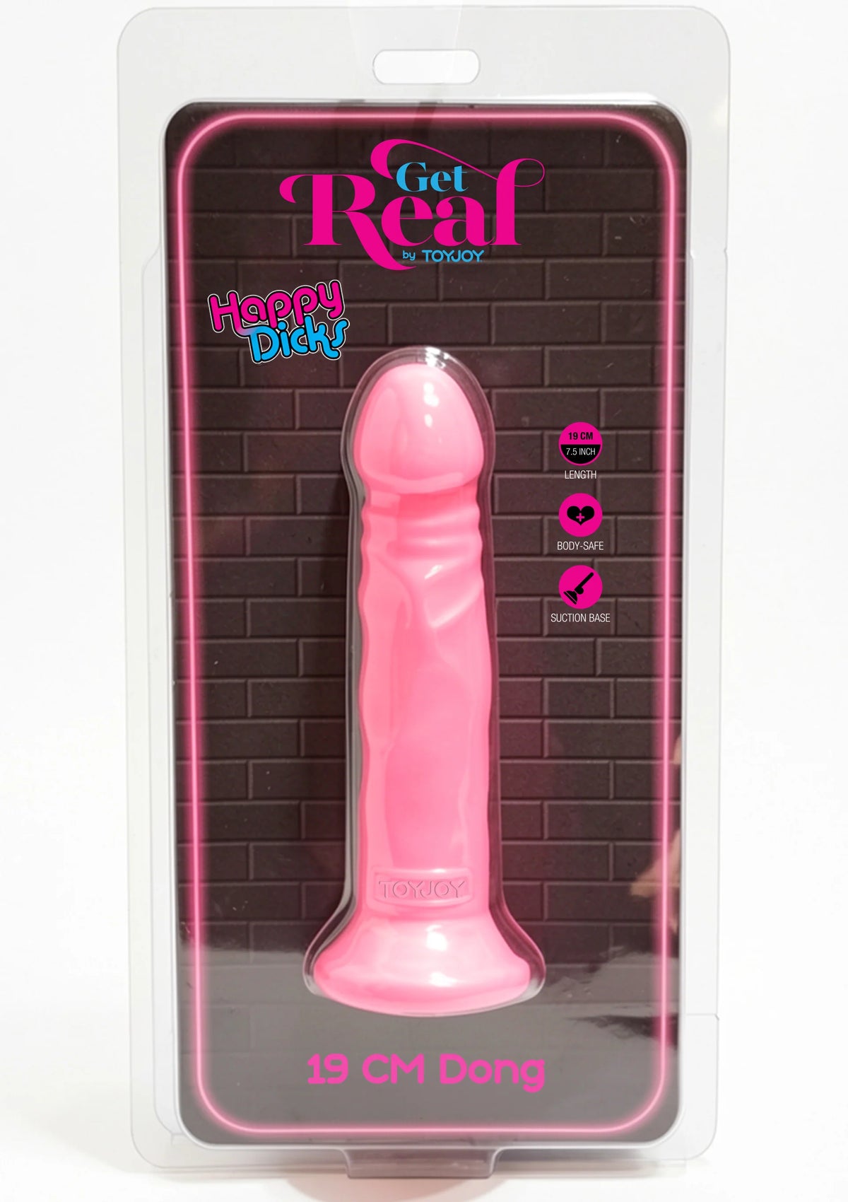 Bestel: Happy Dicks Dong PVC 19 cm - bij Happytoys.nl, happytoys.be, Happytoys.ae: erotische sex webshop | liever Happy dan Easy βββββ