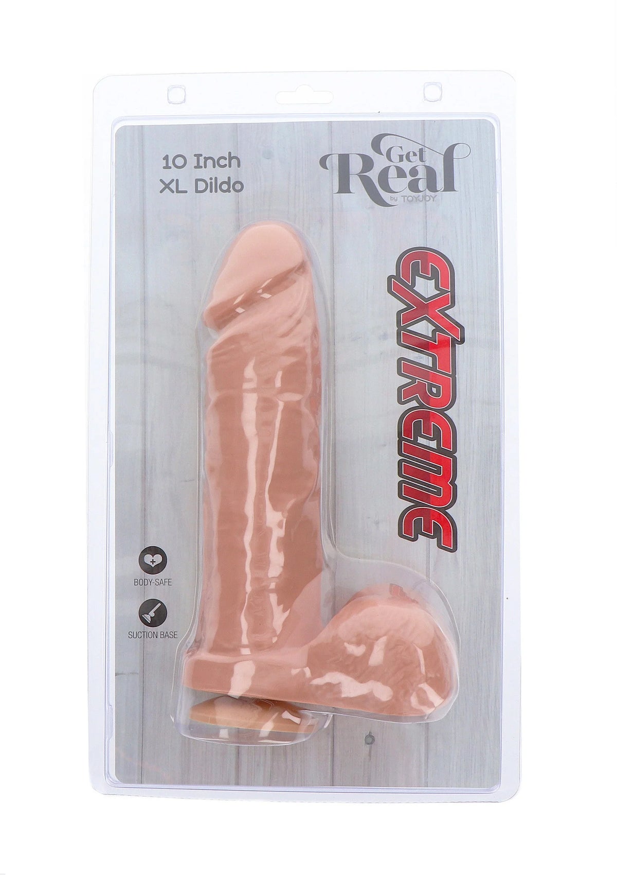 Bestel: Get Real Extreme XL Dildo 10' by ToyJoy - bij Happytoys.nl, happytoys.be, Happytoys.ae: erotische sex webshop | liever Happy dan Easy ⭐⭐⭐⭐⭐