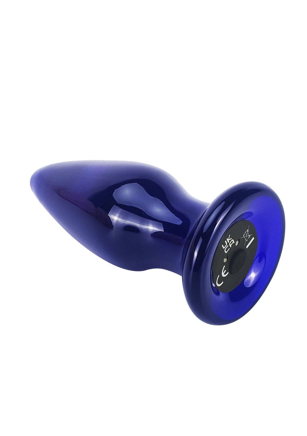 Bestel: Shining Vibrating Glass Plug - bij Happytoys.nl, happytoys.be, Happytoys.ae: erotische sex webshop | liever Happy dan Easy βββββ