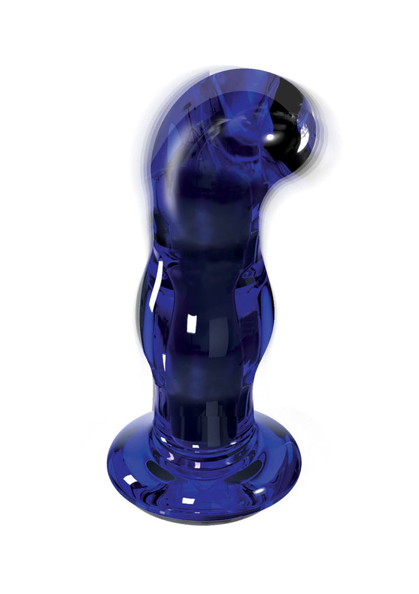 Bestel: Gleaming Vibrating Glass Plug by ToyJoy Buttocks - bij Happytoys.nl, happytoys.be, Happytoys.ae: erotische sex webshop | liever Happy dan Easy ⭐⭐⭐⭐⭐ - Default Title - 10218 - BLUE