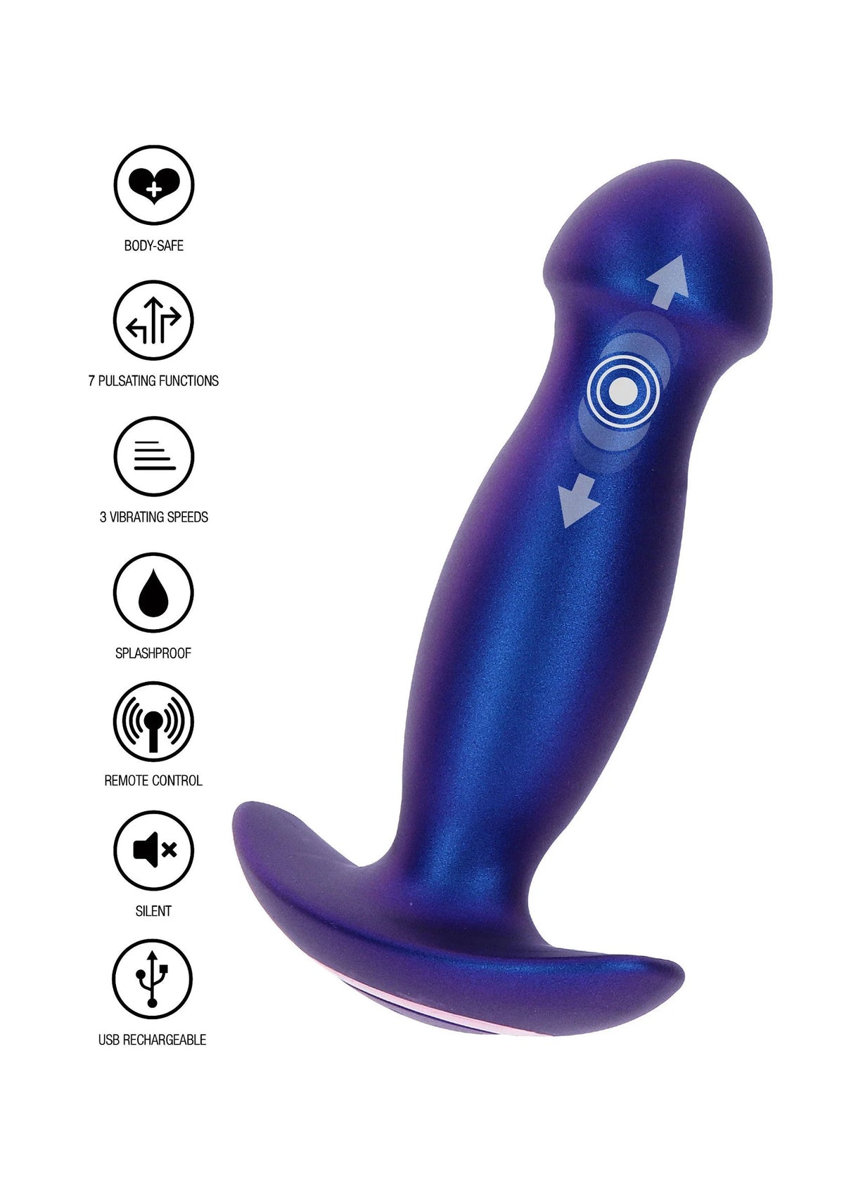 Bestel: The Wild Magn Pulse Vibrating Plug - bij Happytoys.nl, happytoys.be, Happytoys.ae: erotische sex webshop | liever Happy dan Easy βββββ