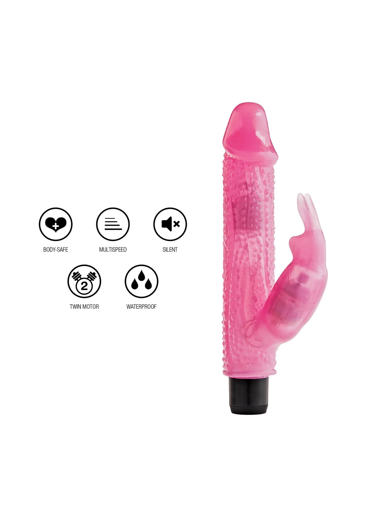 Bestel: The Rabbits Knobbly Wobbly vibrator by ToyJoy - bij Happytoys.nl, happytoys.be, Happytoys.ae: erotische sex webshop | liever Happy dan Easy ⭐⭐⭐⭐⭐