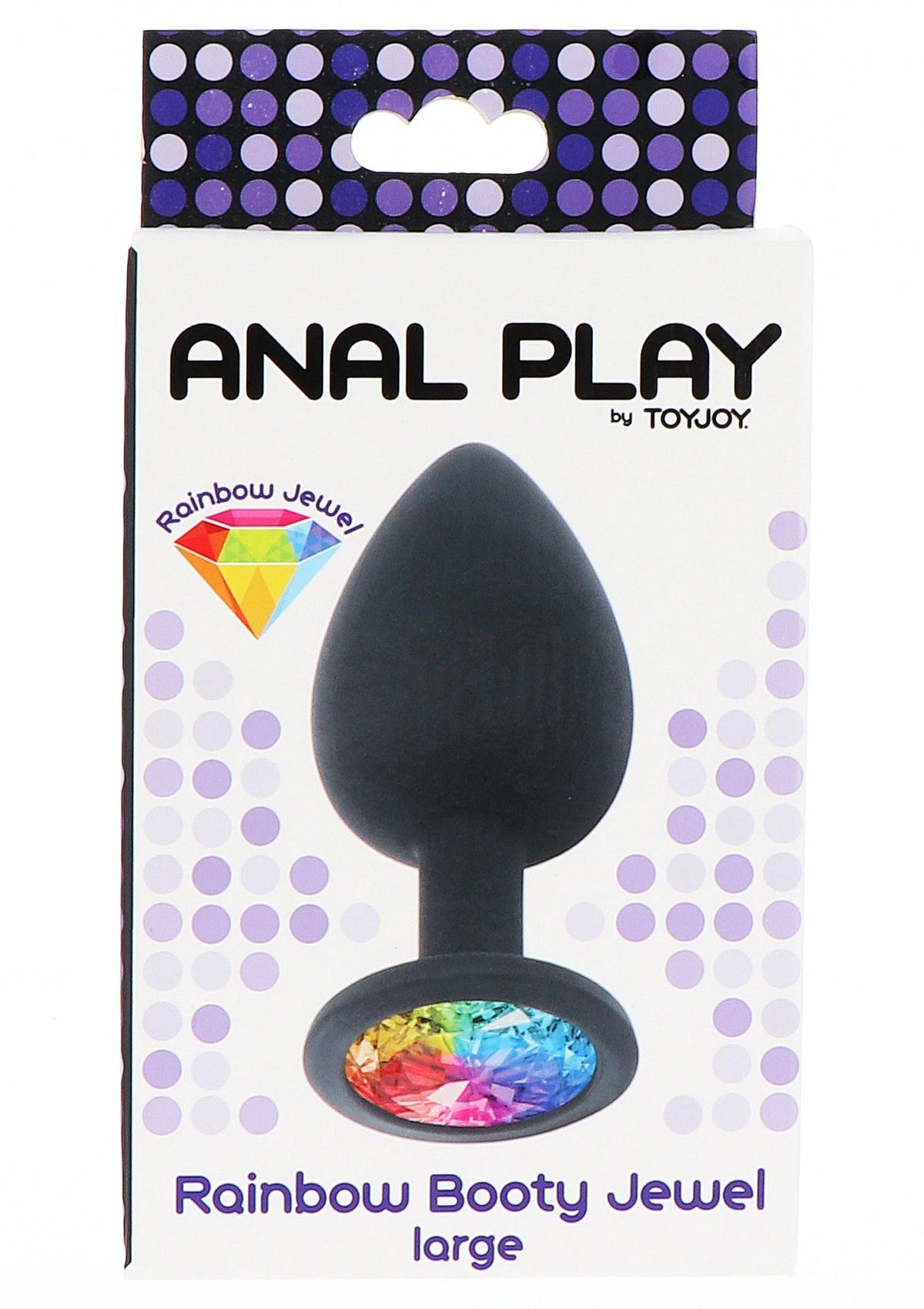 Bestel: Rainbow Booty Jewel Large - bij Happytoys.nl, happytoys.be, Happytoys.ae: erotische sex webshop | liever Happy dan Easy βββββ