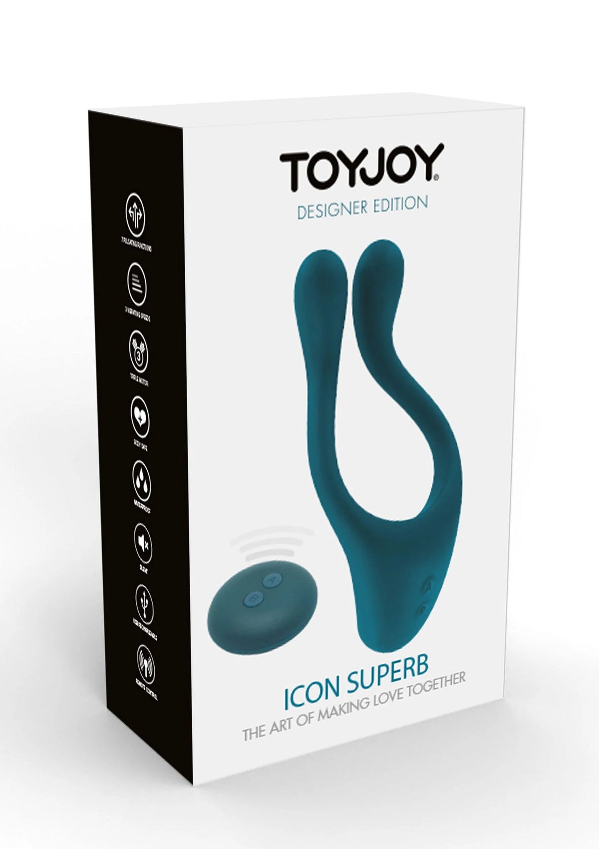 Bestel: Icon 2 Superb Couples Massage by ToyJoy Designer Edition - bij Happytoys.nl, happytoys.be, Happytoys.ae: erotische sex webshop | liever Happy dan Easy ⭐⭐⭐⭐⭐