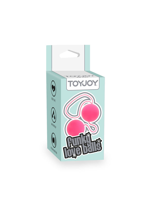 Bestel: Funky Love Balls by Toy Joy Funky Fun Toys - bij Happytoys.nl, happytoys.be, Happytoys.ae: erotische sex webshop | liever Happy dan Easy ⭐⭐⭐⭐⭐