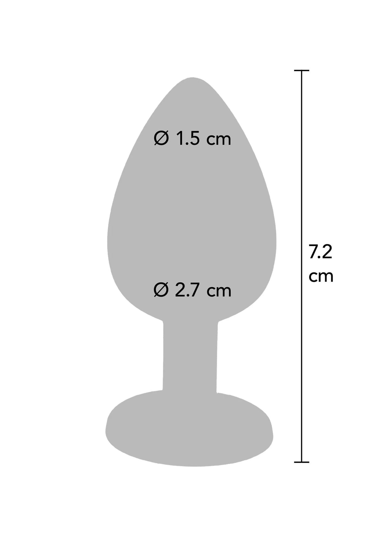 Bestel: Starlight Booty Jewel Small - bij Happytoys.nl, happytoys.be, Happytoys.ae: erotische sex webshop | liever Happy dan Easy βββββ
