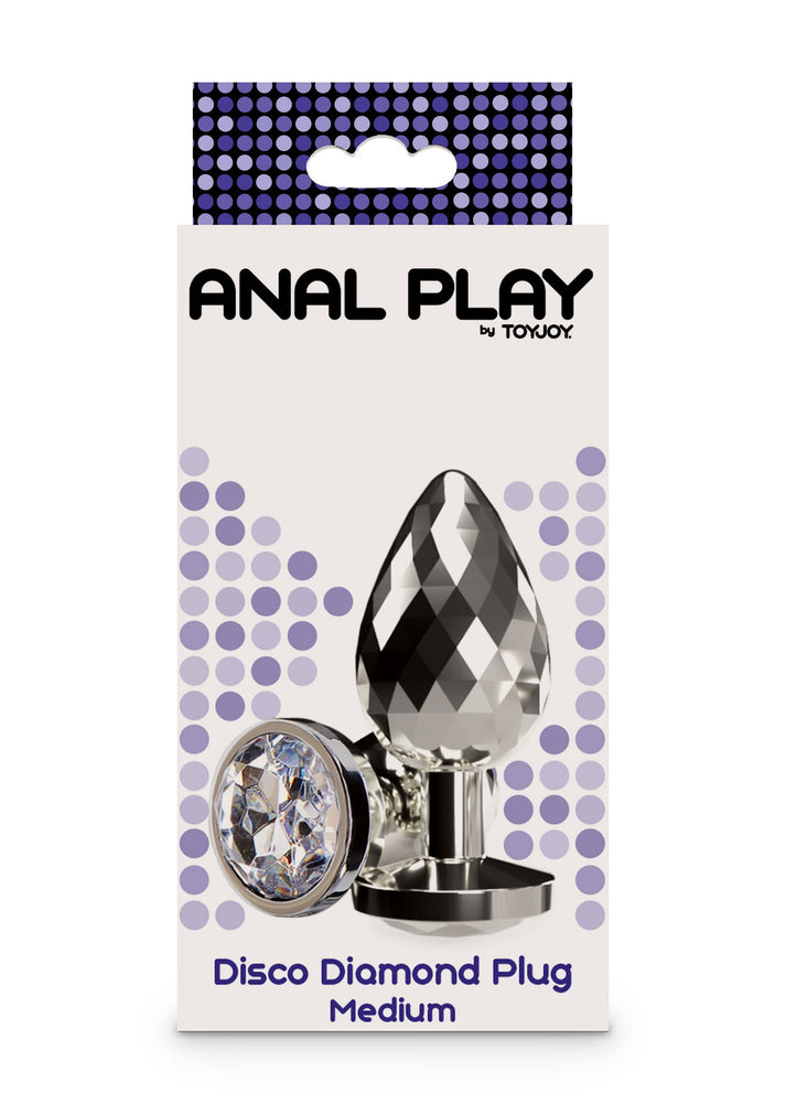 Bestel: Disco Diamond Plug Medium by ToyJoy Anal Play - bij Happytoys.nl, happytoys.be, Happytoys.ae: erotische sex webshop | liever Happy dan Easy ⭐⭐⭐⭐⭐