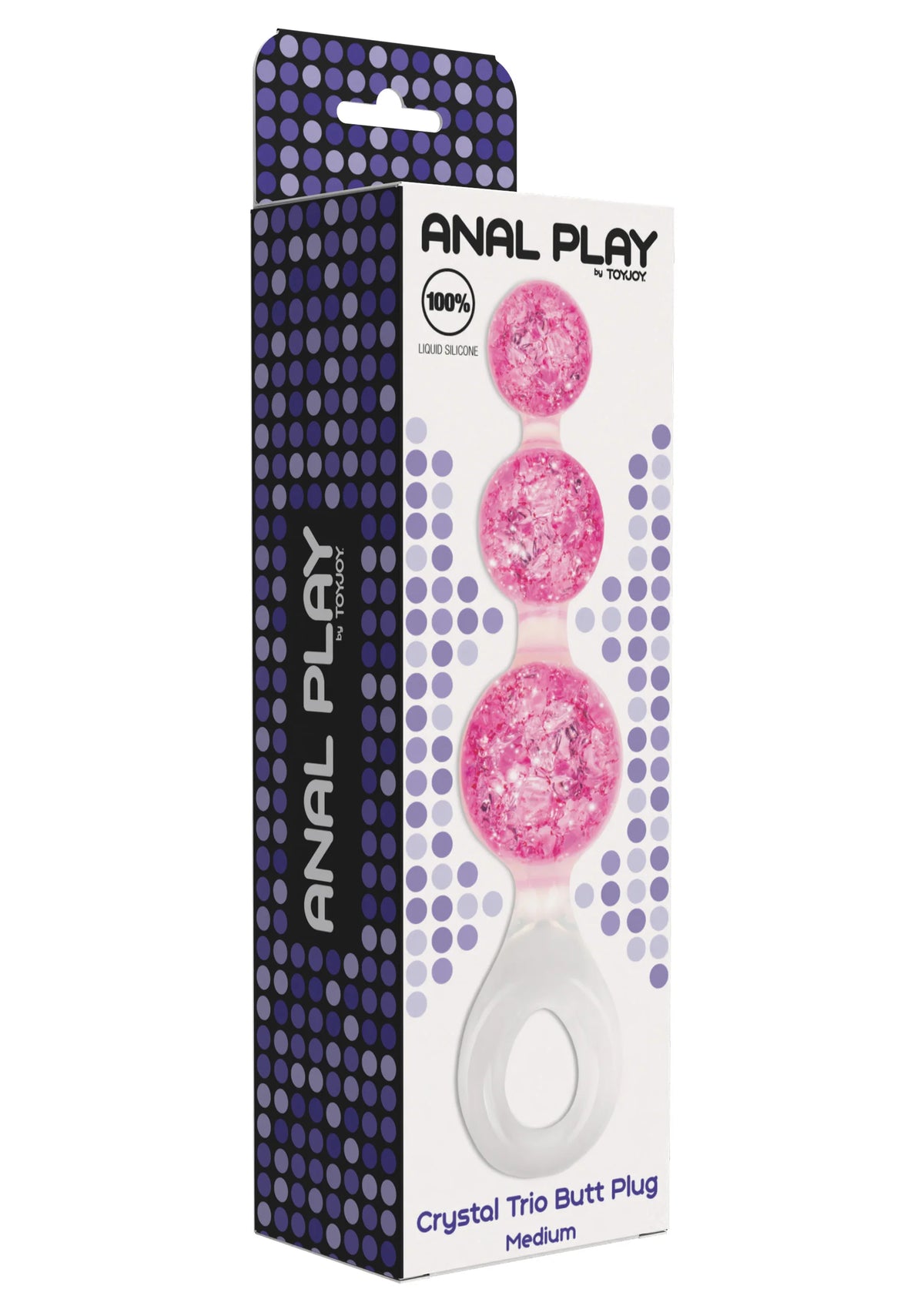 Bestel: Crystal Trio Butt Plug Medium by ToyJoy Anal Play - bij Happytoys.nl, happytoys.be, Happytoys.ae: erotische sex webshop | liever Happy dan Easy ⭐⭐⭐⭐⭐