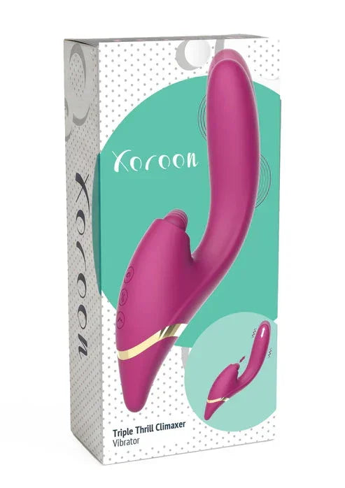 Bestel: Triple Thrill Climaxer Vibrator by Xocoon - bij Happytoys.nl, happytoys.be, Happytoys.ae: erotische sex webshop | liever Happy dan Easy ⭐⭐⭐⭐⭐