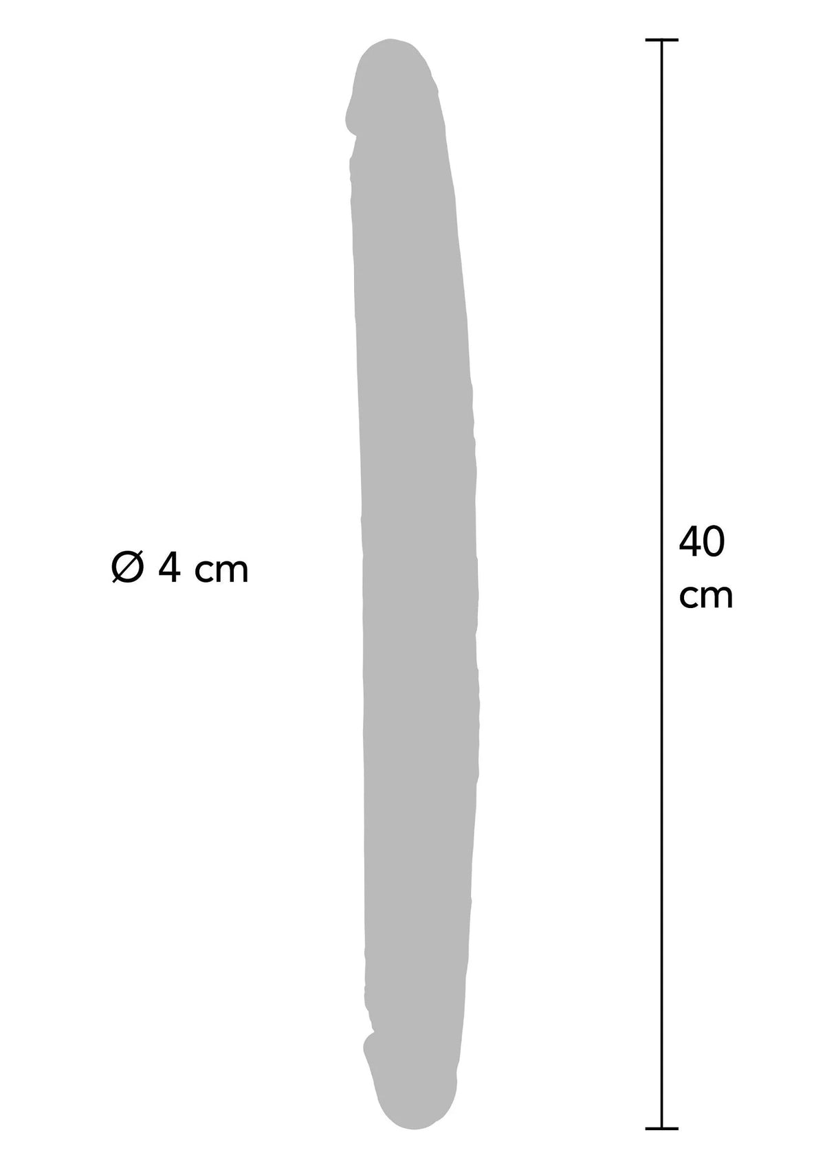Bestel: Get Real Silicone Foreskin Double Dong 40 cm by ToyJoy - bij Happytoys.nl, happytoys.be, Happytoys.ae: erotische sex webshop | liever Happy dan Easy βββββ