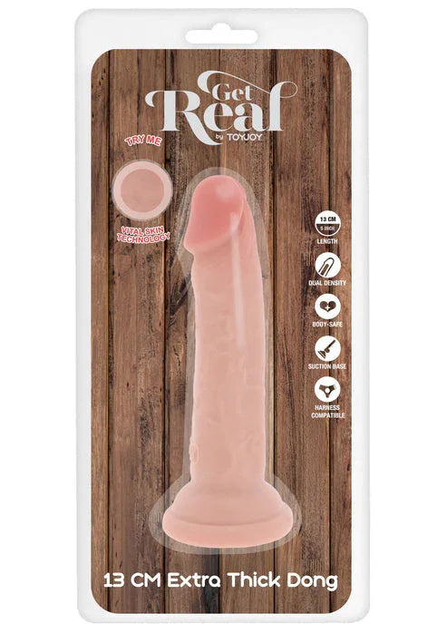 Deluxe Dual Density Thick Dong TPE 13 cm by ToyJoy