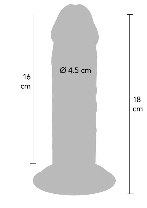 Bestel: Deluxe Dual Density Thick Dong TPE 18 cm by ToyJoy - bij Happytoys.nl, happytoys.be, Happytoys.ae: erotische sex webshop | liever Happy dan Easy ⭐⭐⭐⭐⭐