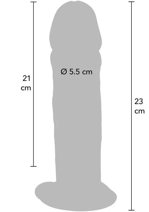 Bestel: Deluxe Dual Density Thick Dong TPE 23 cm by ToyJoy - bij Happytoys.nl, happytoys.be, Happytoys.ae: erotische sex webshop | liever Happy dan Easy ⭐⭐⭐⭐⭐