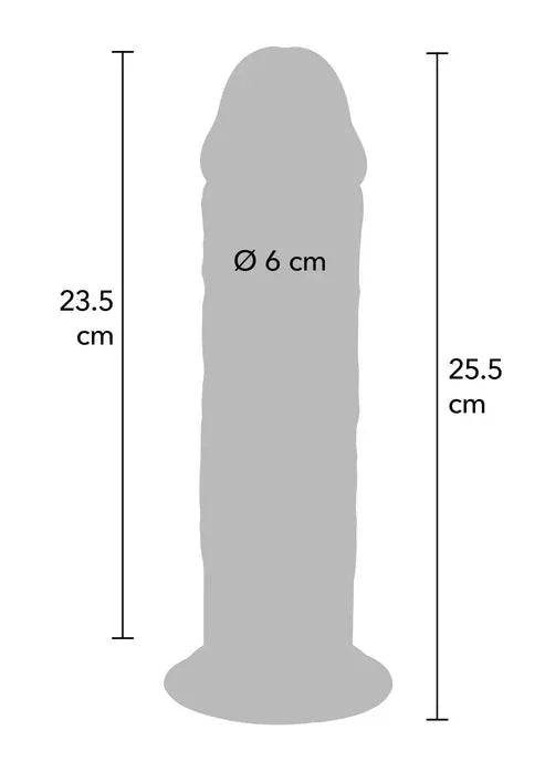 Bestel: Deluxe Dual Density Thick Dong TPE 25.5 cm by ToyJoy - bij Happytoys.nl, happytoys.be, Happytoys.ae: erotische sex webshop | liever Happy dan Easy βββββ