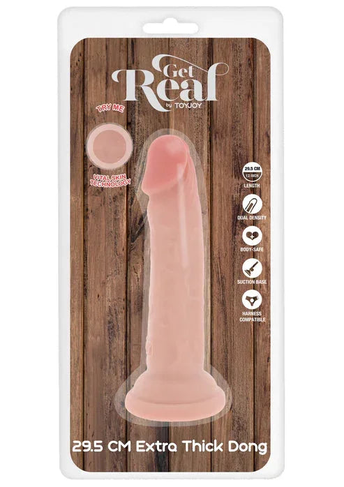 Deluxe Dual Density Thick Dong TPE 29.5cm by ToyJoy - Happytoys Sexshop: online sex shop for Feeling Happy & Easy đ - Discreet geleverd
