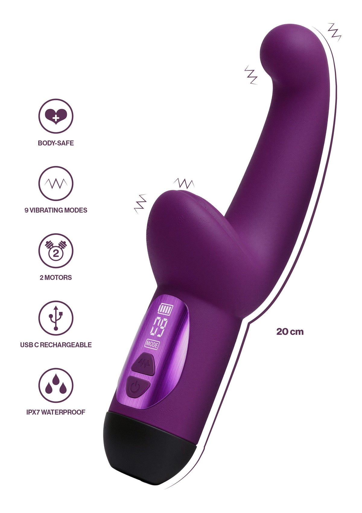 Bestel: Velvet Muse Clitoral Vibrator by ToyJoy Luz - vibrators bij Happytoys: de erotische sex webshop | liever Happy dan Easy ⭐⭐⭐⭐⭐