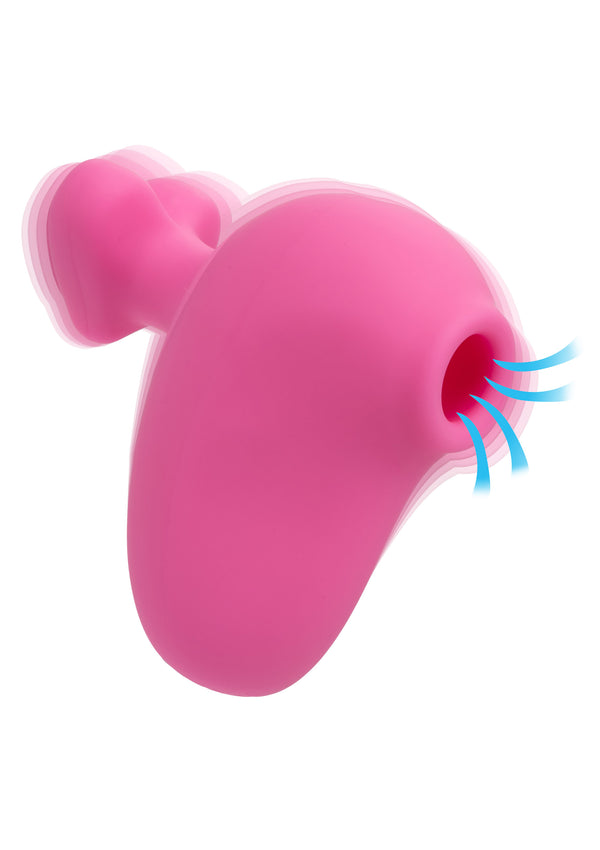 Bestel: Suck & Play Massager VIbrator by CalExotics First Time - bij Happytoys.nl, happytoys.be, Happytoys.ae: erotische sex webshop | liever Happy dan Easy ⭐⭐⭐⭐⭐ - Default Title - 11905 - PINK