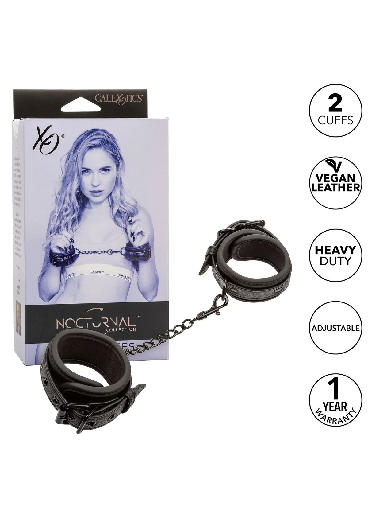 Bestel: Nocturnal Wrist Cuffs by CalExotics - bij Happytoys.nl, happytoys.be, Happytoys.ae: erotische sex webshop | liever Happy dan Easy ⭐⭐⭐⭐⭐