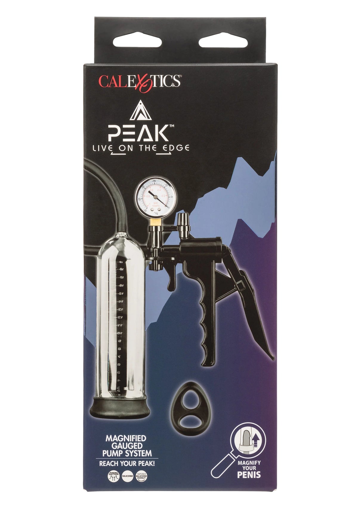 Bestel: Magnified Gauged Pump System by CalExotics Peak - bij Happytoys.nl, happytoys.be, Happytoys.ae: erotische sex webshop | liever Happy dan Easy ⭐⭐⭐⭐⭐