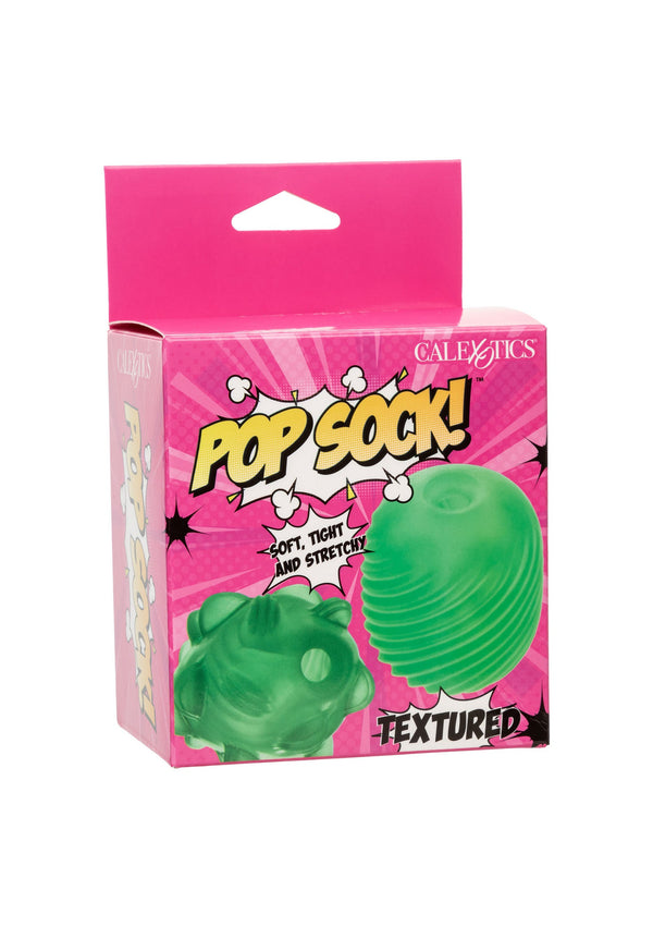 Bestel: Pop Sock Textured Stroker by CalExotics Pop Socks - bij Happytoys.nl, happytoys.be, Happytoys.ae: erotische sex webshop | liever Happy dan Easy ⭐⭐⭐⭐⭐