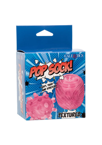 Bestel: Pop Sock Textured Stroker by CalExotics Pop Socks - bij Happytoys.nl, happytoys.be, Happytoys.ae: erotische sex webshop | liever Happy dan Easy ⭐⭐⭐⭐⭐