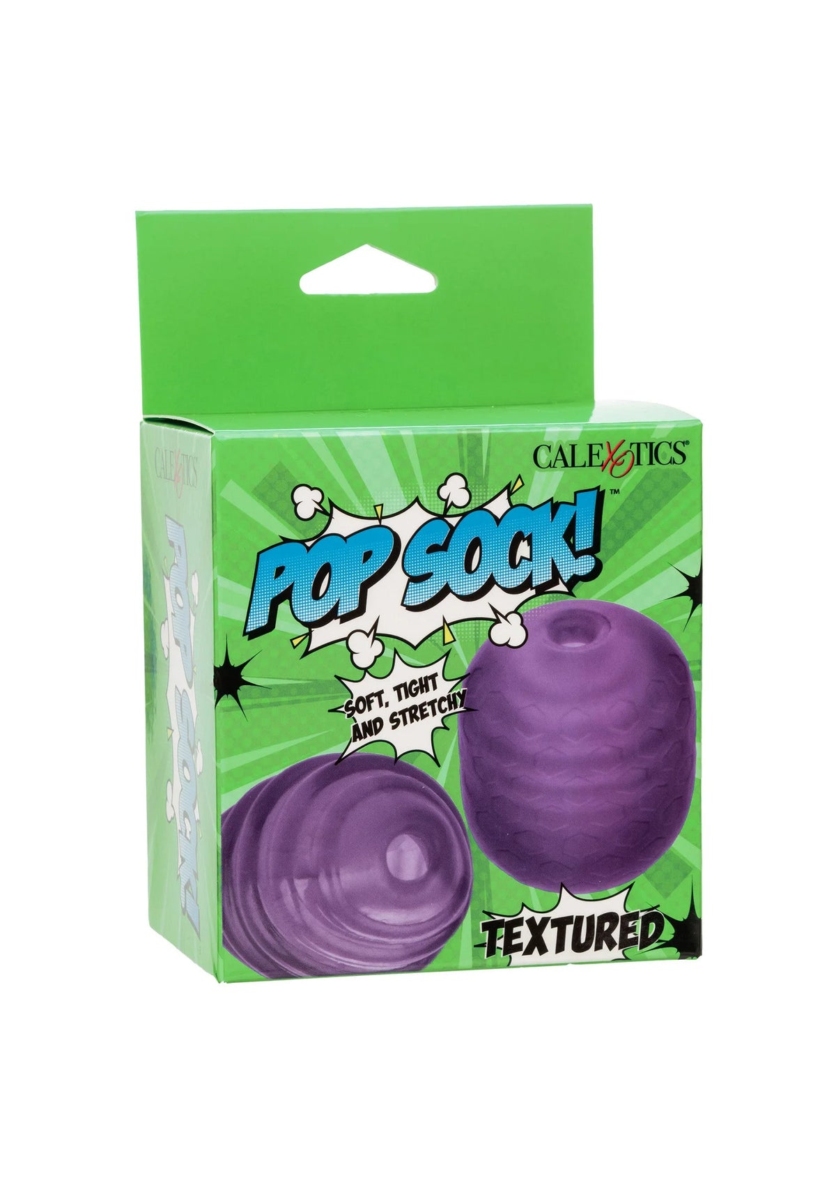 Bestel: Pop Sock Textured Stroker by CalExotics Pop Socks - bij Happytoys.nl, happytoys.be, Happytoys.ae: erotische sex webshop | liever Happy dan Easy ⭐⭐⭐⭐⭐