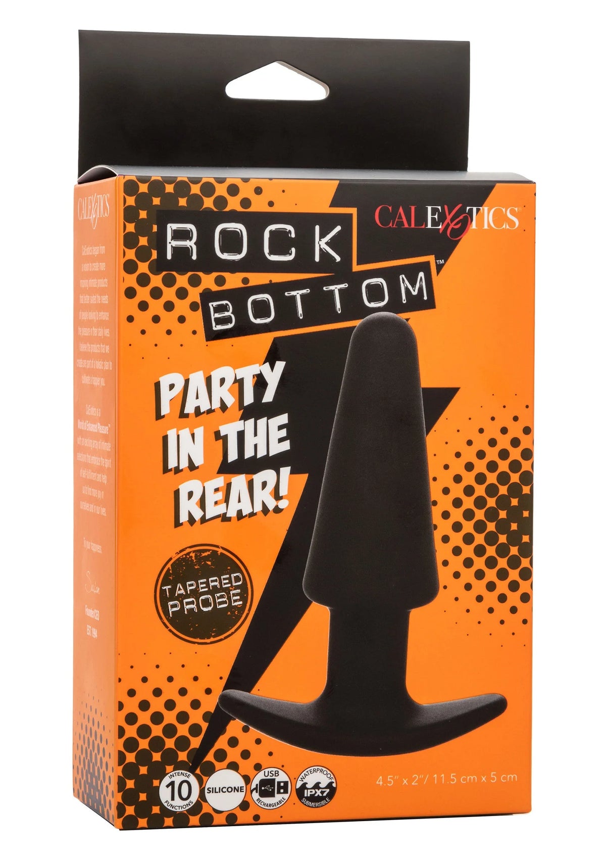 Bestel: Rock Bottom Tapered Anal Probe Butt Plug by CalEcotics - buttplugs bij Happytoys.nl, happytoys.be, Happytoys.ae: erotische sex webshop | liever Happy dan Easy ⭐⭐⭐⭐⭐