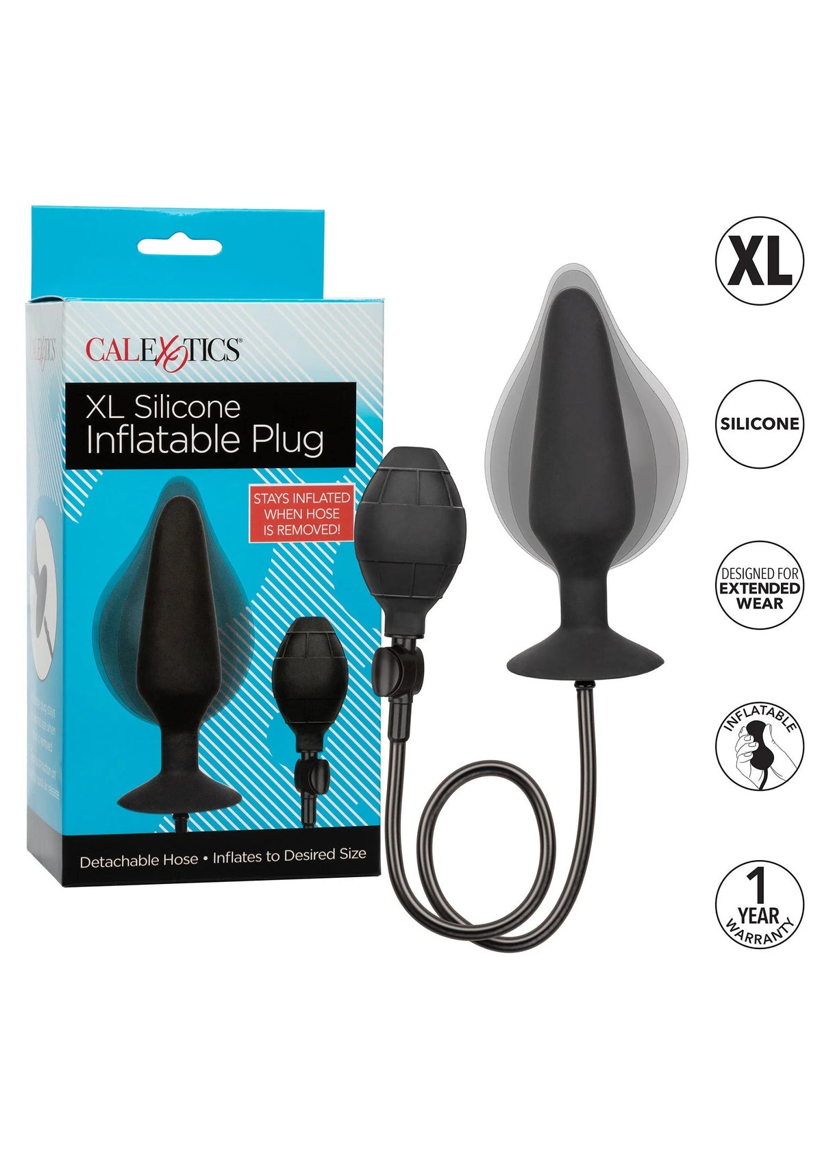 Bestel: XL Silicone Inflatable Plug - bij Happytoys.nl, happytoys.be, Happytoys.ae: erotische sex webshop | liever Happy dan Easy βββββ