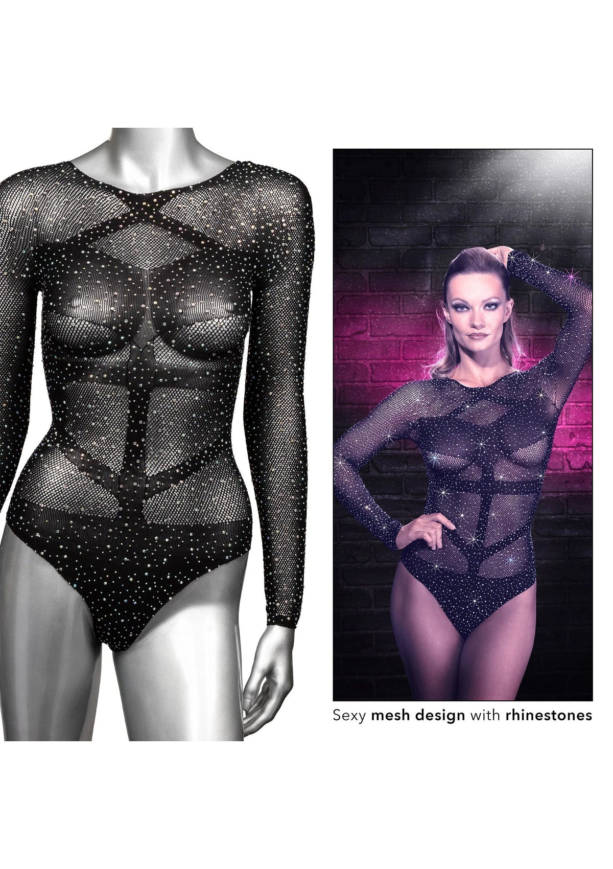 Bestel: Radiance Long Sleeve Body Suit buy CalExotics - bij Happytoys.nl, happytoys.be, Happytoys.ae: erotische sex webshop | liever Happy dan Easy βββββ