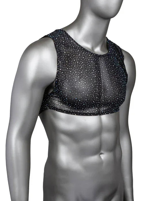 Bestel: Radiance Crop Top by CalExotics - bij Happytoys.nl, happytoys.be, Happytoys.ae: erotische sex webshop | liever Happy dan Easy ⭐⭐⭐⭐⭐ - Default Title - 12273 - BLACK - O/S