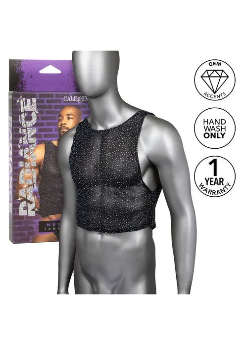 Bestel: Radiance Muscle Tank Top by CalExotics - bij Happytoys.nl, happytoys.be, Happytoys.ae: erotische sex webshop | liever Happy dan Easy ⭐⭐⭐⭐⭐