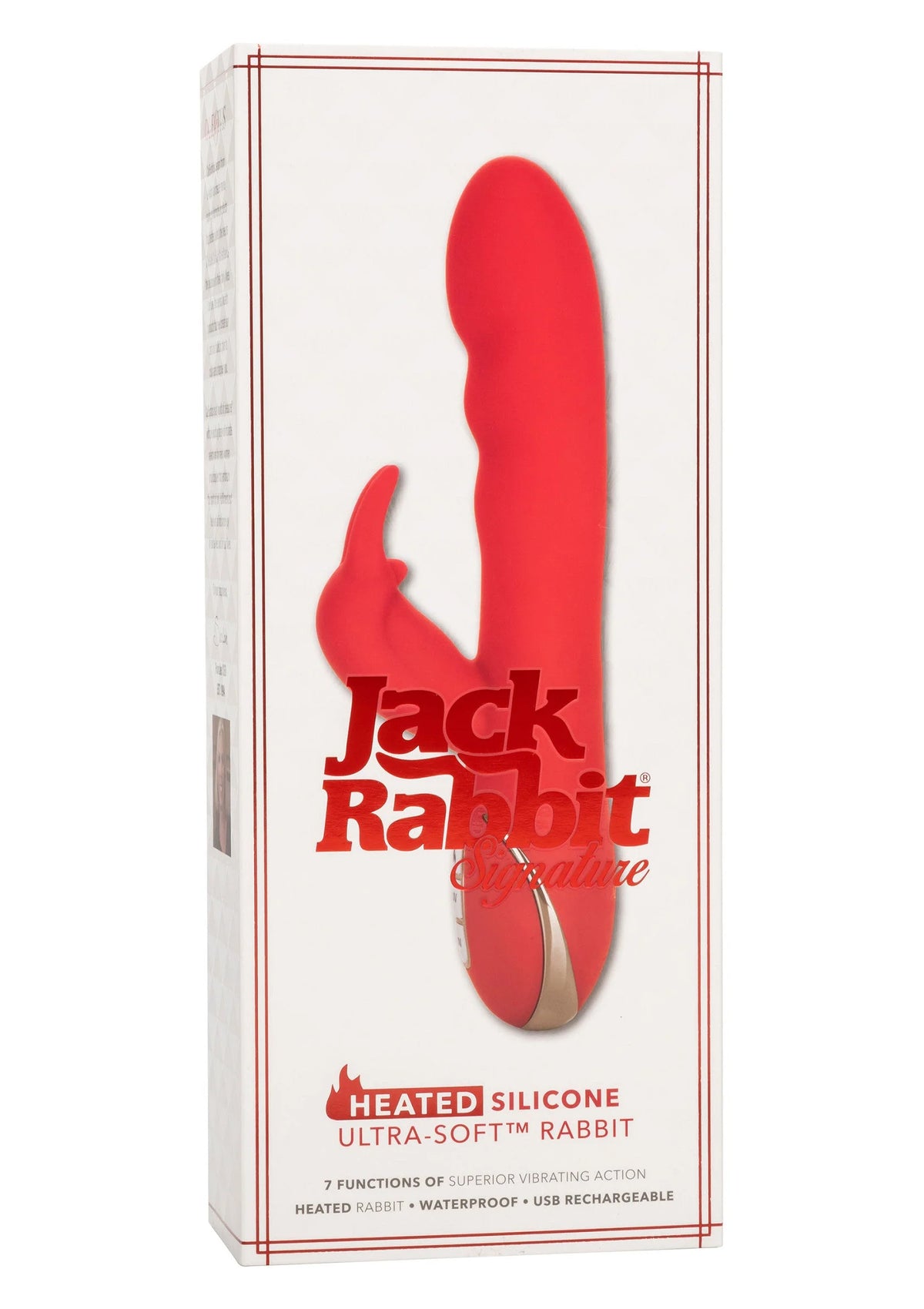 Bestel: Jack Rabbit Signature Heated Silicone Ultra - Soft Rabbit by CalExotics - bij Happytoys.nl, happytoys.be, Happytoys.ae: erotische sex webshop | liever Happy dan Easy βββββ
