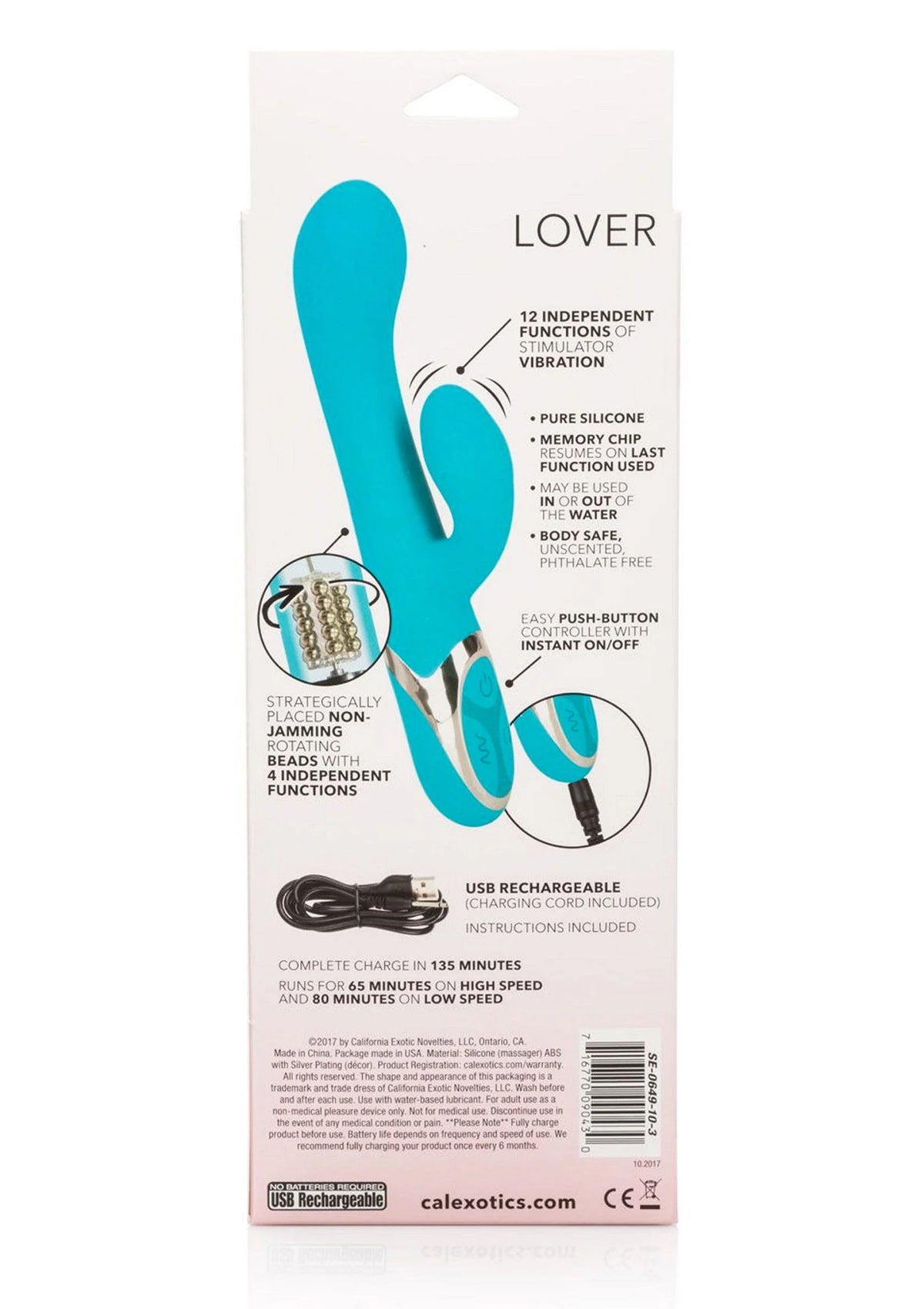 Bestel: Enchanted Lover Vibrator by CalExotics - bij Happytoys.nl, happytoys.be, Happytoys.ae: erotische sex webshop | liever Happy dan Easy βββββ