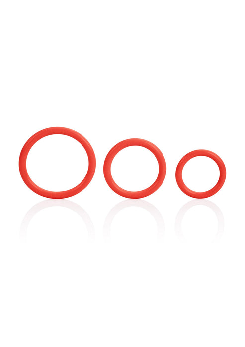 Bestel: Tri - Rings by CalExotics Rings - bij Happytoys.nl, happytoys.be, Happytoys.ae: erotische sex webshop | liever Happy dan Easy ⭐⭐⭐⭐⭐ - Rood - 12720 - RED