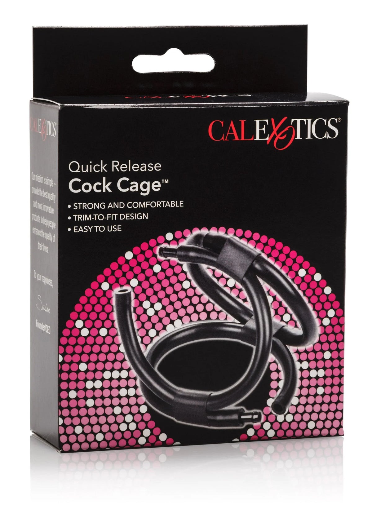 Bestel: Quick Release Cock Cage by CalExotics - bij Happytoys.nl, happytoys.be, Happytoys.ae: erotische sex webshop | liever Happy dan Easy ⭐⭐⭐⭐⭐