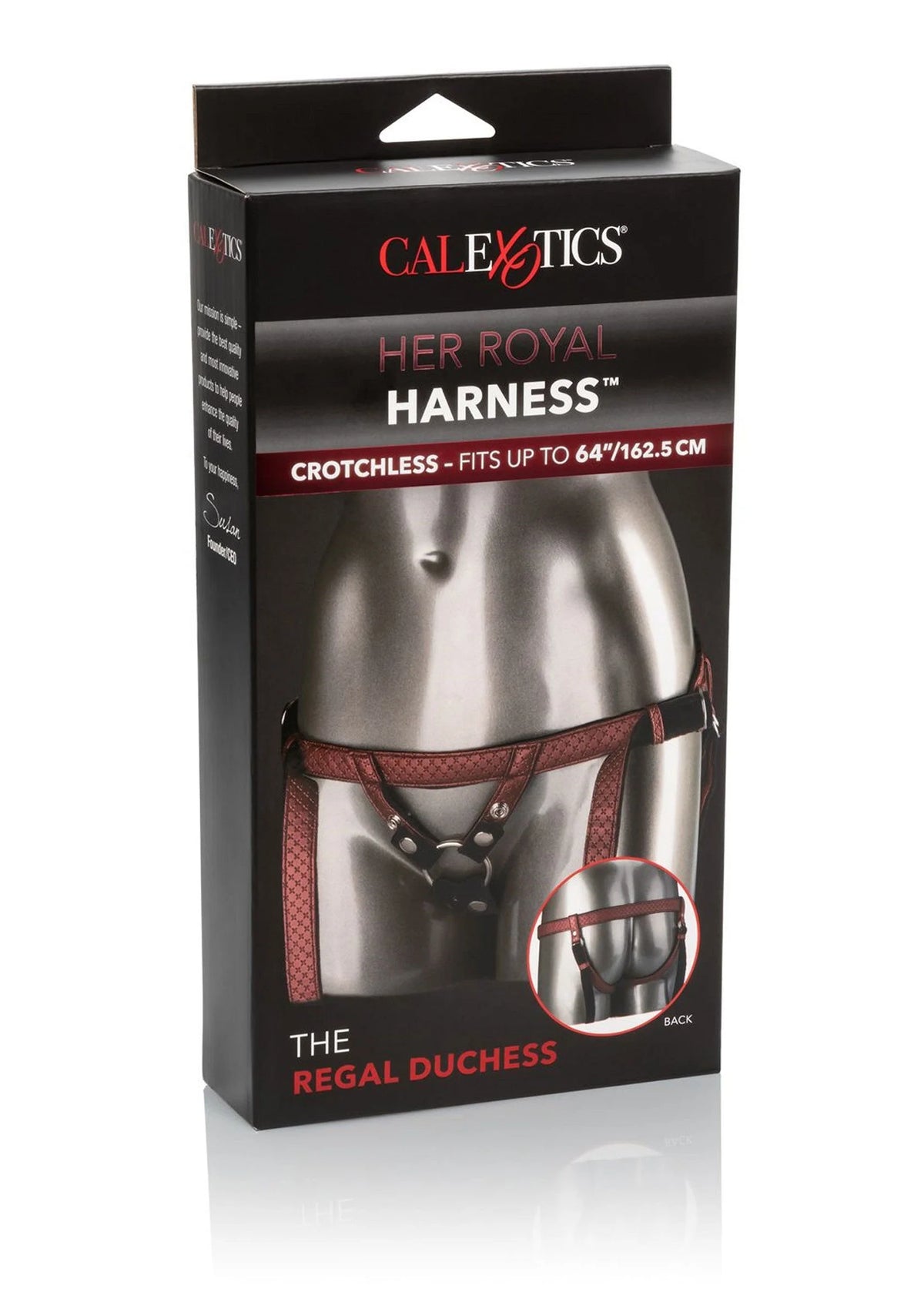Bestel: The Regal Duchess Strap on Harness by CalExotics Her Royal Harness - bij Happytoys.nl, happytoys.be, Happytoys.ae: erotische sex webshop | liever Happy dan Easy ⭐⭐⭐⭐⭐