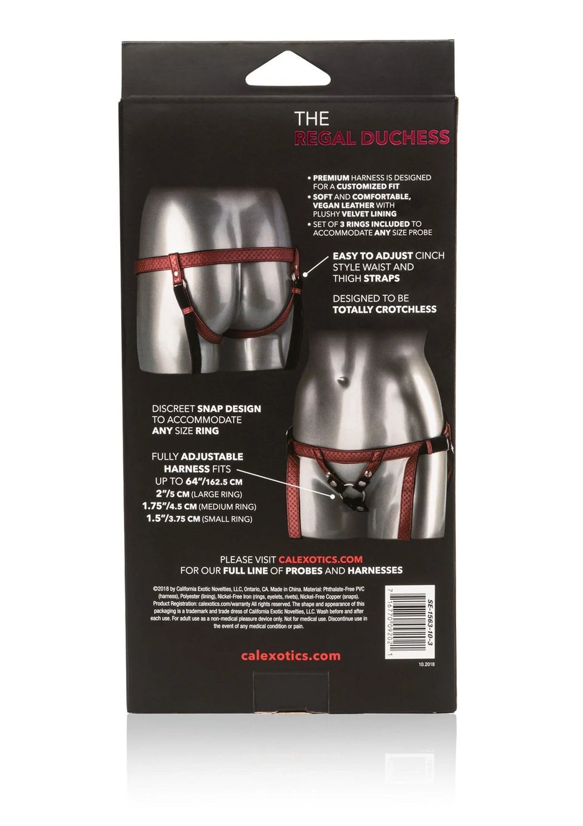 Bestel: The Regal Duchess Strap on Harness by CalExotics Her Royal Harness - bij Happytoys.nl, happytoys.be, Happytoys.ae: erotische sex webshop | liever Happy dan Easy ⭐⭐⭐⭐⭐