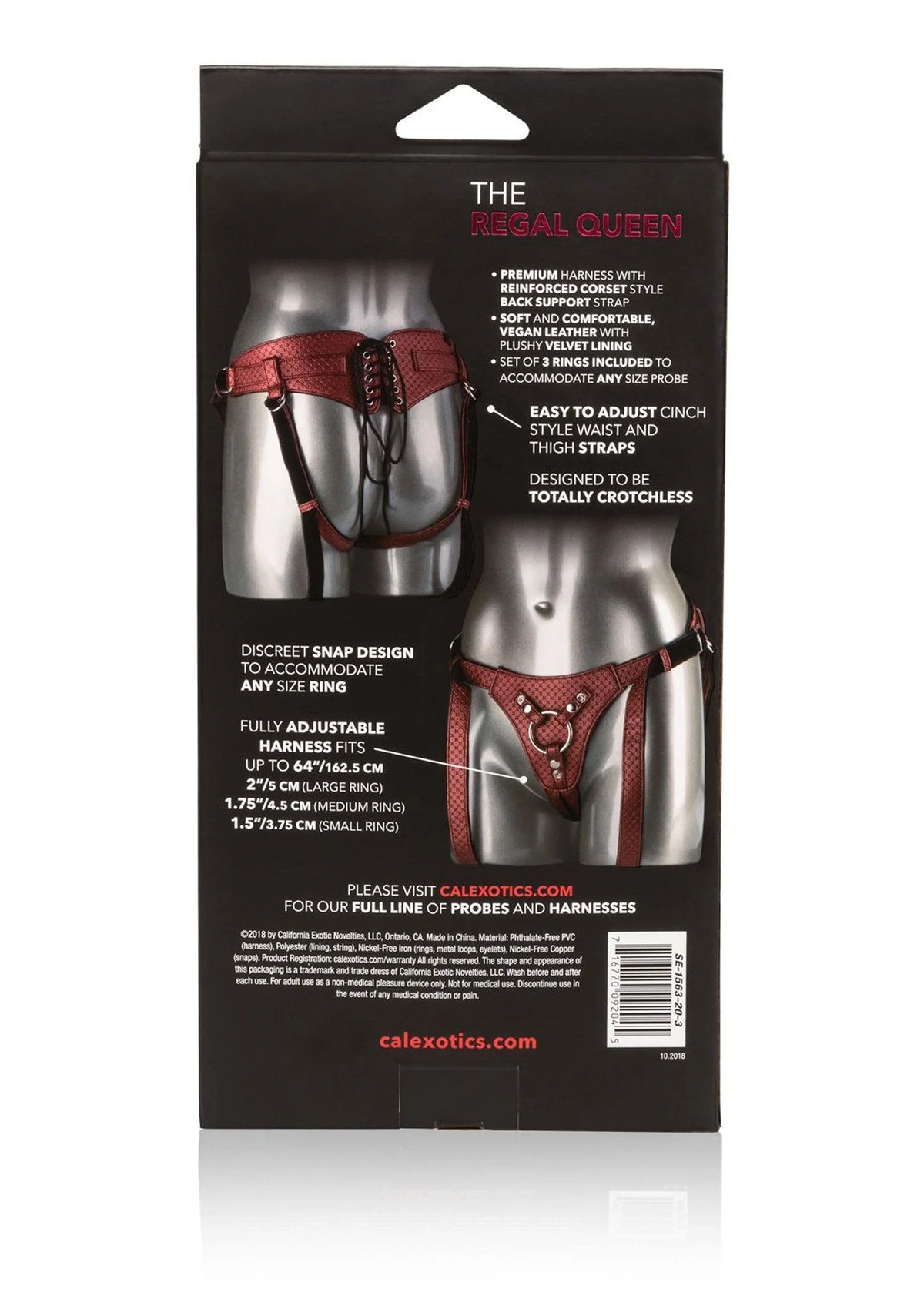 Bestel: The Regal Queen Strapon Harness by CalExotics Her Royal Harness - bij Happytoys.nl, happytoys.be, Happytoys.ae: erotische sex webshop | liever Happy dan Easy βββββ