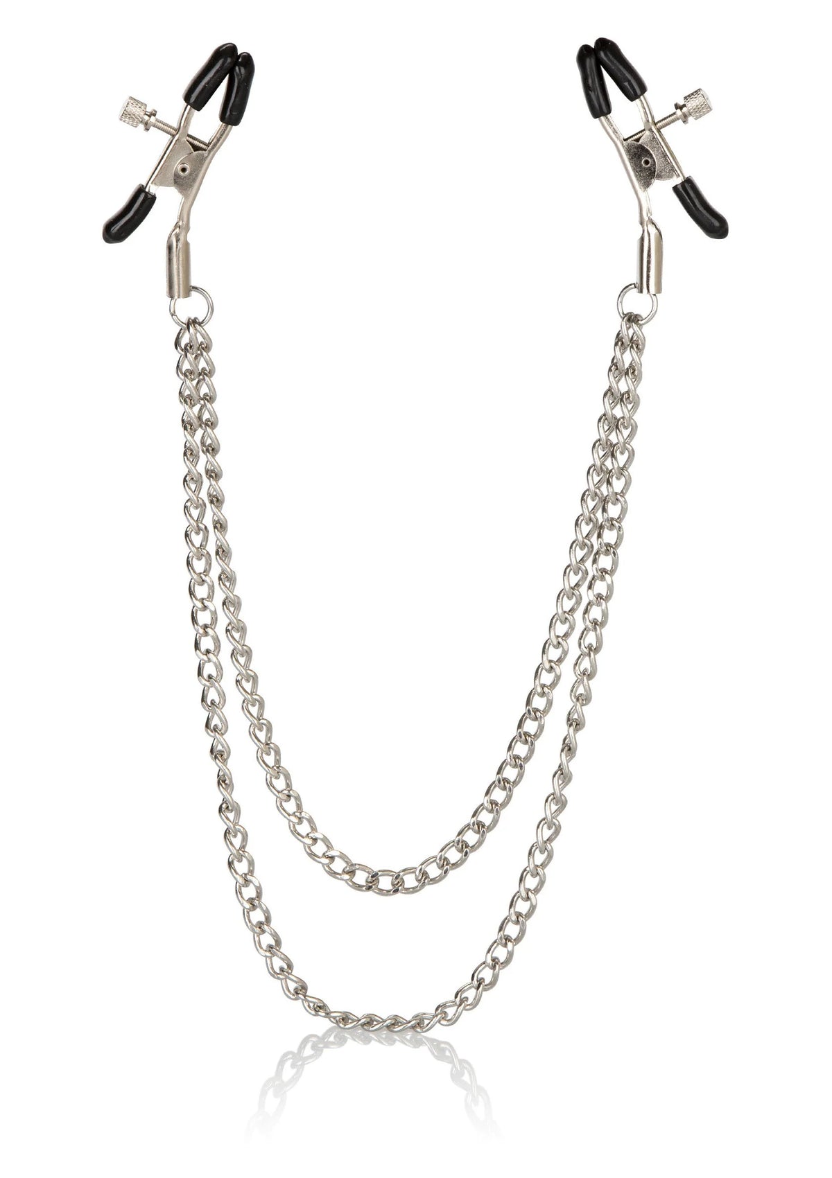 Bestel: Nipple Play Tiered Nipple Clams by CalExotics - bij Happytoys.nl, happytoys.be, Happytoys.ae: erotische sex webshop | liever Happy dan Easy ⭐⭐⭐⭐⭐ - Default Title - 12923 - SILVER