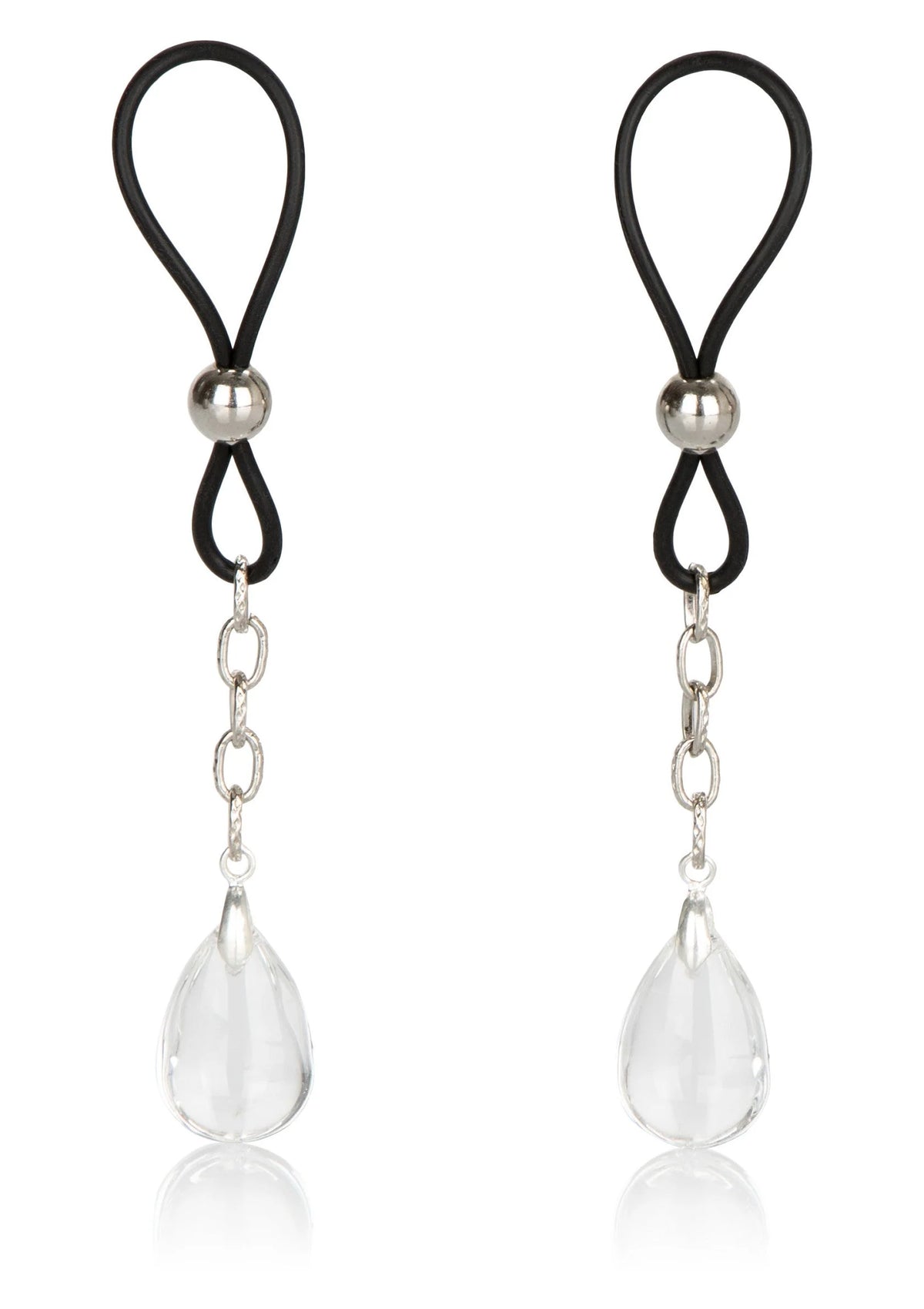 Bestel: Nipple Play Non - Piercing Nipple Jewelry by CalExotics - bij Happytoys.nl, happytoys.be, Happytoys.ae: erotische sex webshop | liever Happy dan Easy ⭐⭐⭐⭐⭐ - Default Title - 12938 - BLACK